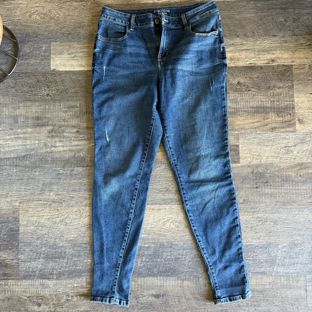 Maurices Classic Blue Skinny Jeans